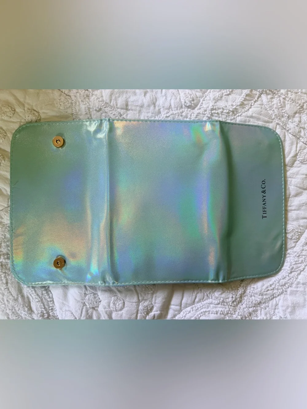 Set of 12 Tiffany & Co Fashion Makeup Brushes NEW in Branded Iridescent Box